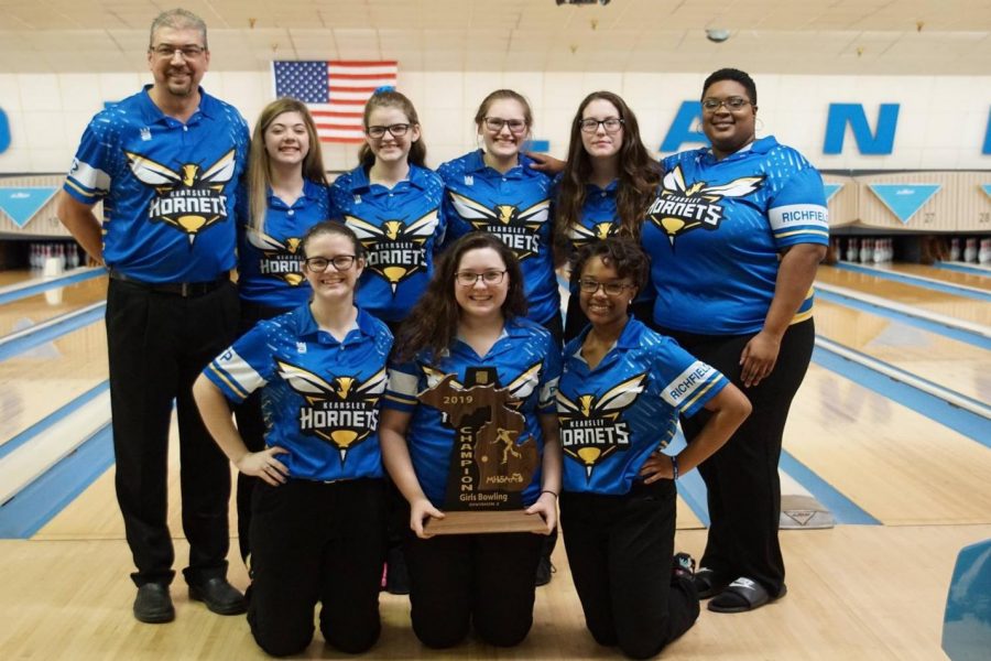 The girls bowling team won its MHSAA Division 2 regional tournament on Friday, Feb. 22, at Monitor Lanes in Bay City.