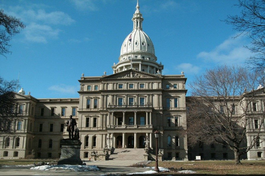 Legislation dealing with education is handled in the Michigan State Capitol.