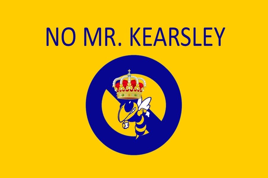 The cheer program will not sponsor Mr. Kearsley this year.