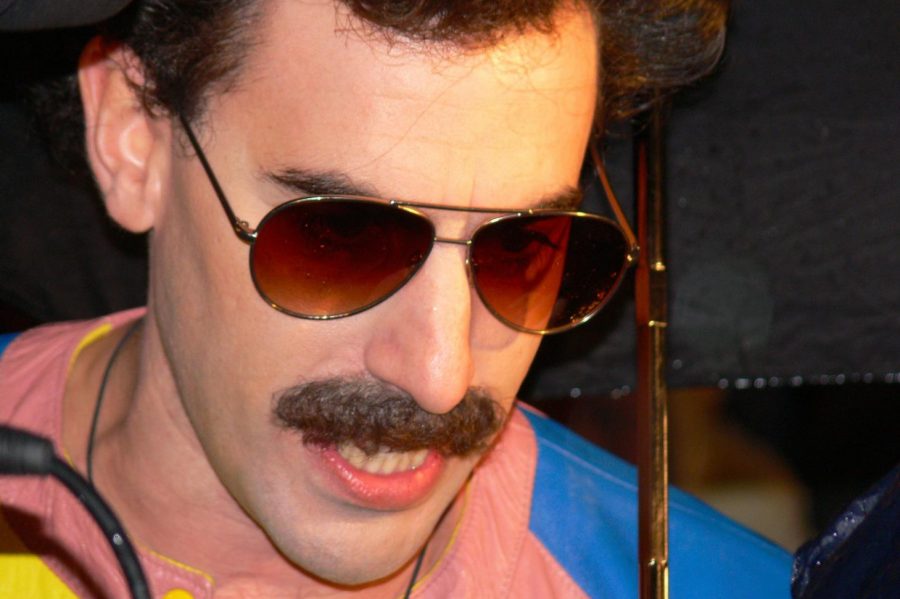 Sacha Baron Cohen portrays many characters in his comedies, including Ali G and Borat.