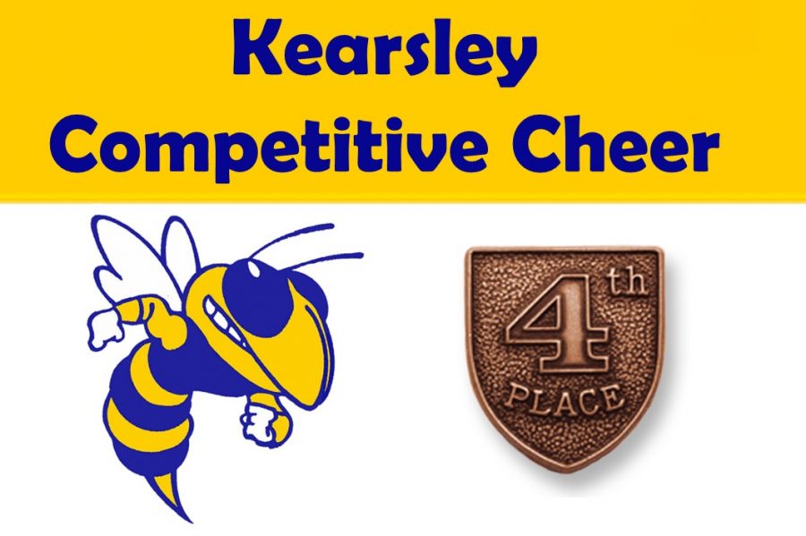 Competitive Cheer placed fourth at the Grand Blanc Invitational Saturday, Jan. 24.