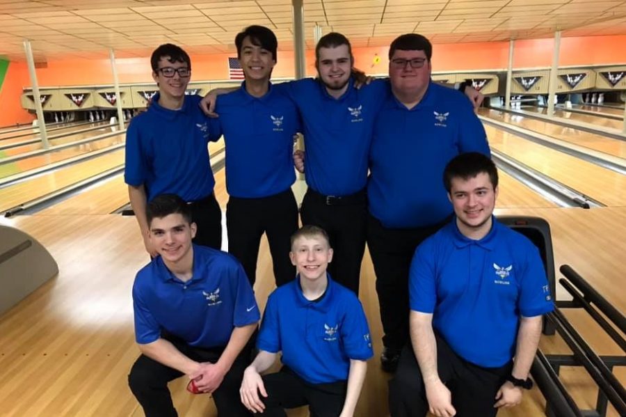 The boys bowling team beat Fenton and Corunna in Metro League matches Saturday, Feb. 8.