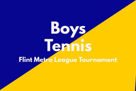 Boys varsity tennis played in the Flint Metro League Tournament on September 30. 