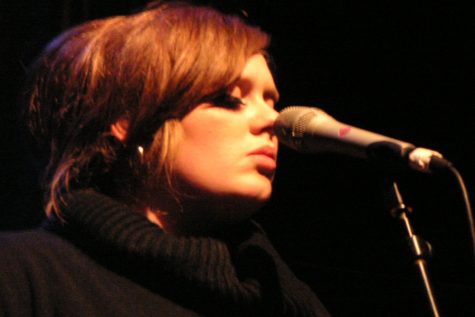 Adele Performs on stage in 2009