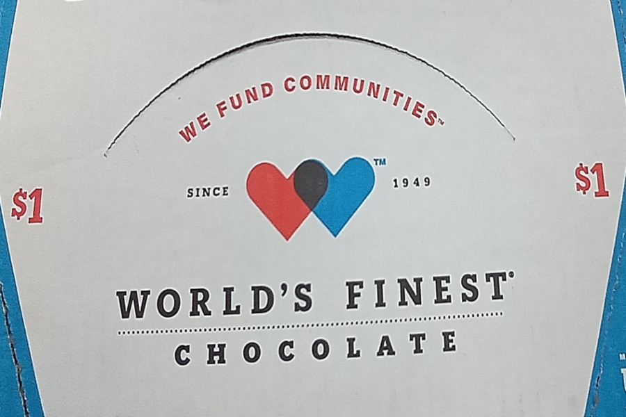 A picture a box of the Worlds Finest chocolate.