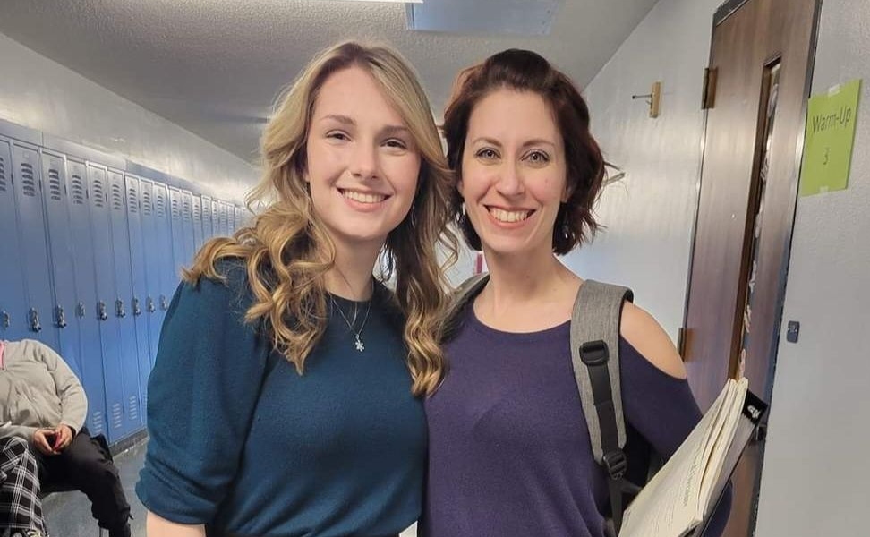 Emily Callahan and her accompanist, Julia Hugunin